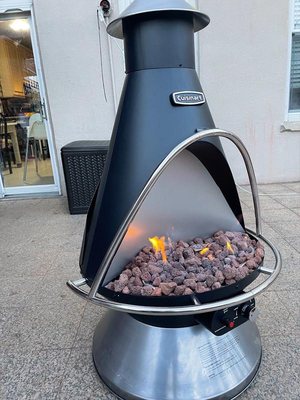 Fully assembled, high flame