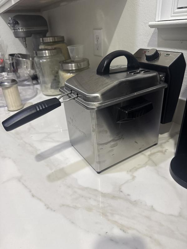 【新品・未使用】cuisinart クイジナート deep fryer Amazon.com: Cuisinart Deep Fryer, 1.1 Quart, CDF-100NAS: Home