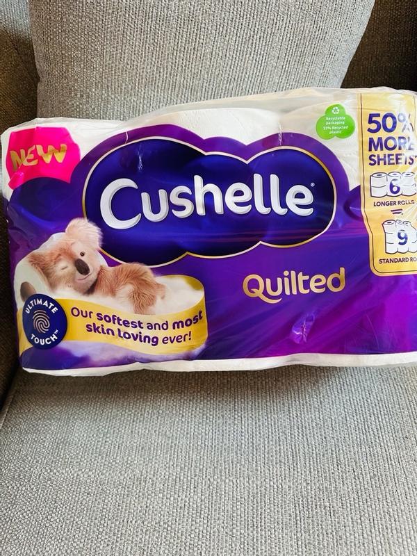 Cushelle Quilted 3Ply Double Size Soft Absorbent Toilet Tissue 32 - View #7