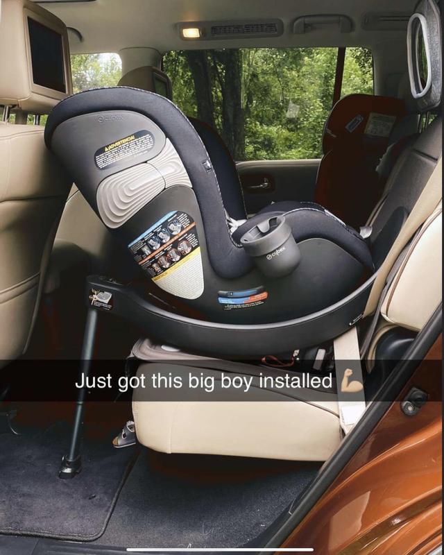  Cybex Sirona S with Convertible Car Seat, 360° Rotating Seat,  Rear-Facing or Forward-Facing Car Seat, Easy Installation, SensorSafe Chest  Clip, Instant Safety Alerts, Urban Black : Everything Else