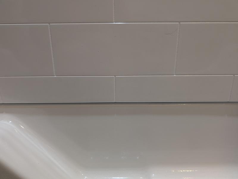 NexTile 6032 Direct-to-Stud Four-Piece Shower Wall Kit in White