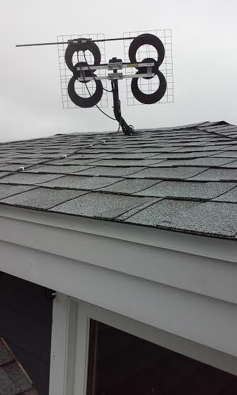 On the cupola facing the Sakonnet river.