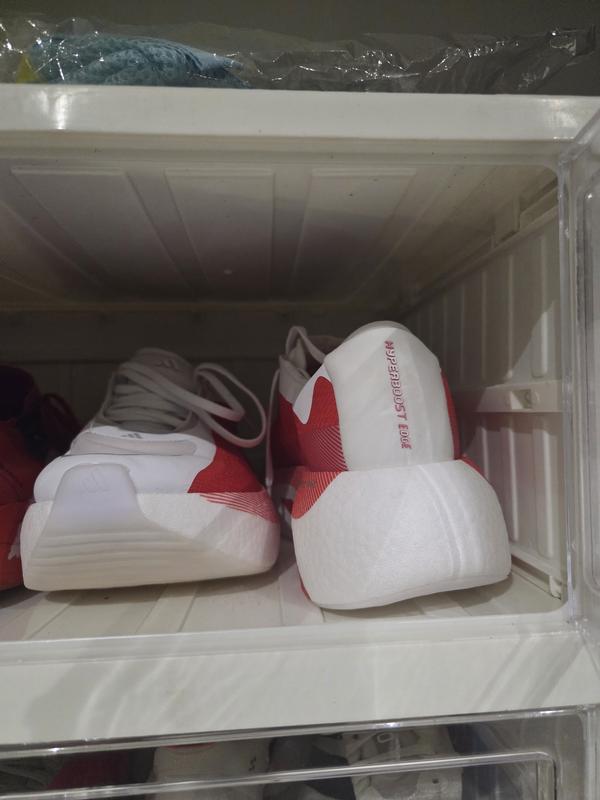 adidas HYPERBOOST EDGE M FTWWHT/PURRUB/ZEROMT（アディダス ハイパー