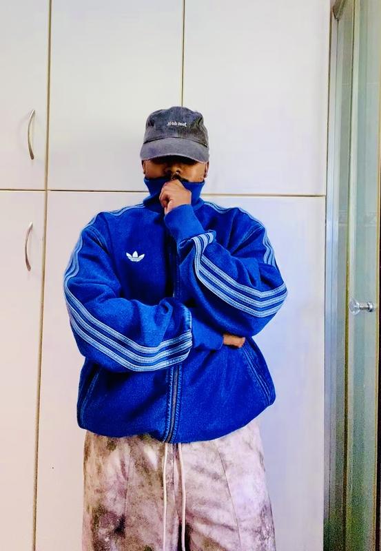 adidas ADICOLOR DENIM FIREBIRD TRACK TOP ミディアムヴィンテージ