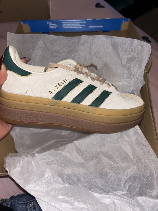 adidas GAZELLE BOLD W CREAMWHITE/COLLEGEGREEN/MAGICBEIGE