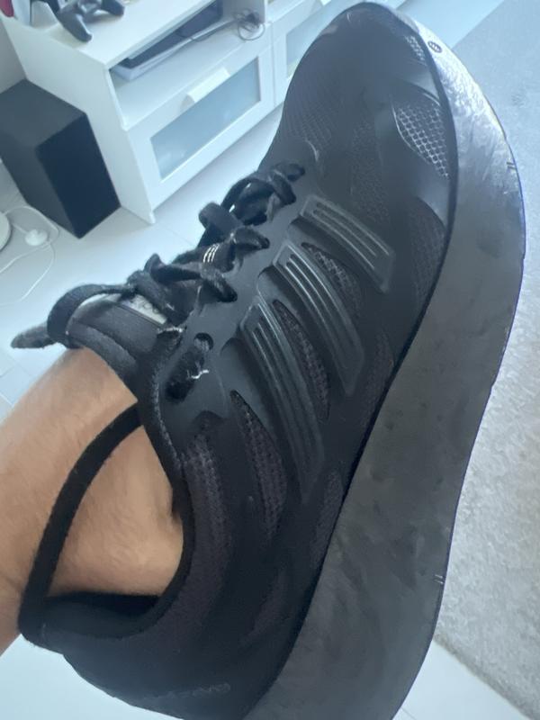 最終セール　adidas リボン付きキャップ 黒 adidas ADIZERO ARUKU CORE BLACK/CARBON/IRON METALLIC
