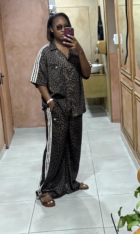 adidas WIDE LEG SATIN PANTS マルチカラー/ブロンズストレータ