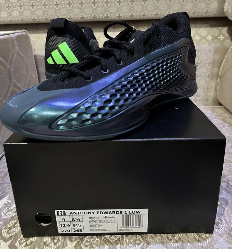 adidas ANTHONY EDWARDS 1 LOW ARCTIC NIGHT/CORE BLACK