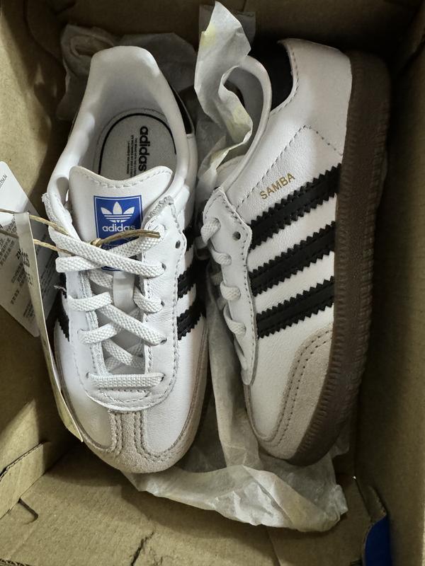 adidas SAMBA OG EL I FOOT WEAR WHITE/CORE BLACK/GUM（アディダス