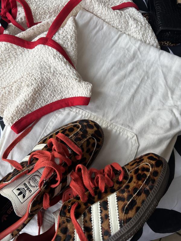 adidas アディダスサンバ OG W クリーム×ブラック 23㎝ adidas ☆ (W) Adidas Samba OG Cream White Core Black