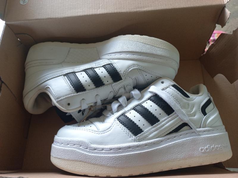 【Adidas】送料・関税込★ (W)フォーラムボネガ adidas FORUM XLG W FOOTWEAR WHITE/CORE BLACK/CLOUD WHITE