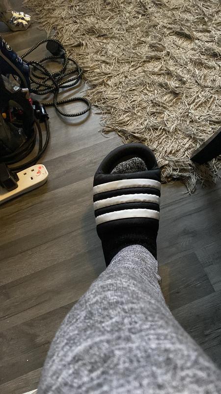 ★adidas★ADILETTE COMFORT SLIDE アディレッタ★追跡可 adidas ADILETTE 24 COREBLACK/FTWWHT/COREBLACK （アディダス