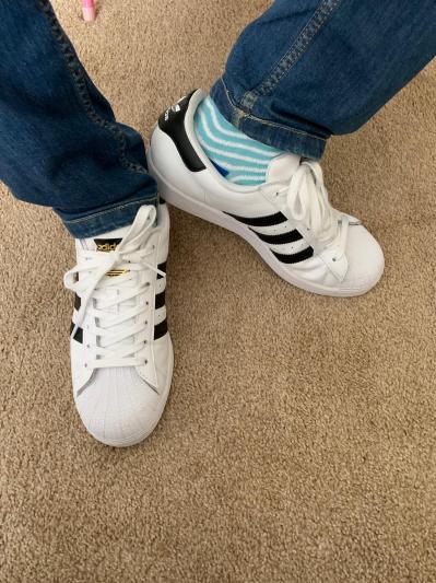 adidas Originals Superstar "Cloud White/Collegiate Green/Cloud White" Men's  Shoe