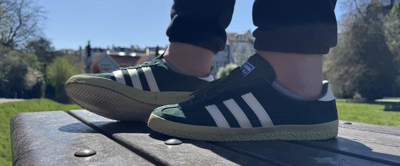 adidas ROELEE SPZL WILD PINE/HALO GOLD/CREAM WHITE（アディダス