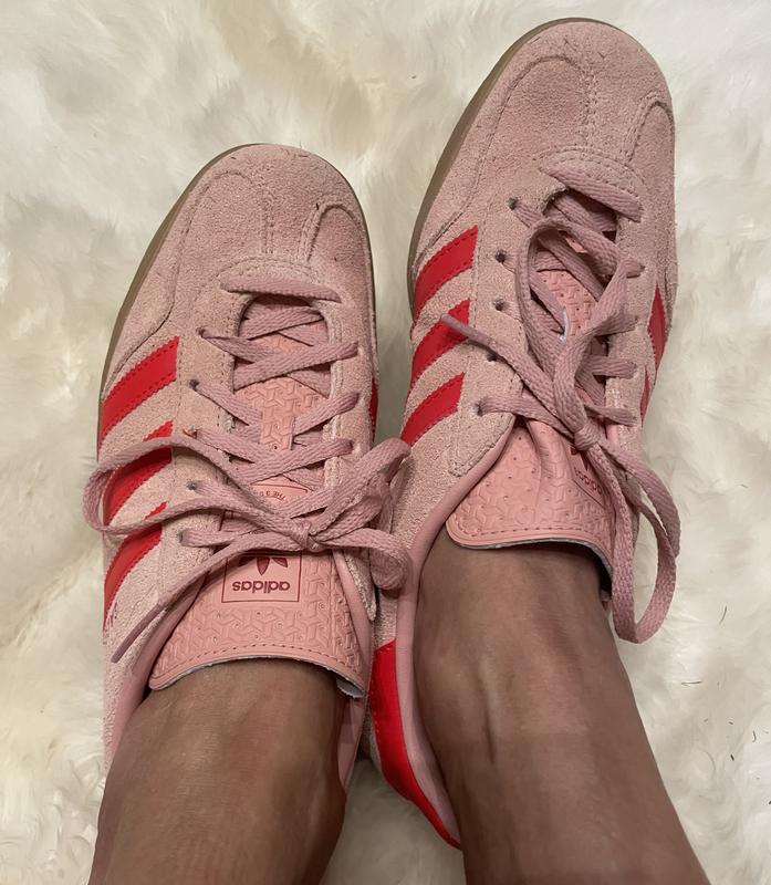 adidas gazelle silver green womens Adidas Gazelle Indoor Beam Pink Solar Red main image 0