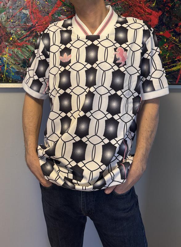 当時物 87-88 ユベントス ＃4 シレア 長袖 M0007ⅿ adidas ﾕﾍﾞﾝﾄｽ ﾗｲﾌｽﾀｲﾗｰ ｼﾞｬｰｼﾞｰ ホワイト/ブラック（アディダス