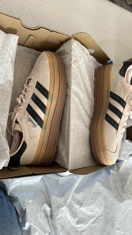 adidas gazelle silver green womens adidas Originals Gazelle Bold Clear Sky/Ftwr White/Gold Metallic Women's Shoes, Size: 9 main image 0