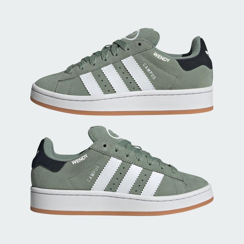 adidas Originals Campus 00s Kids' Leather Shoes - Black