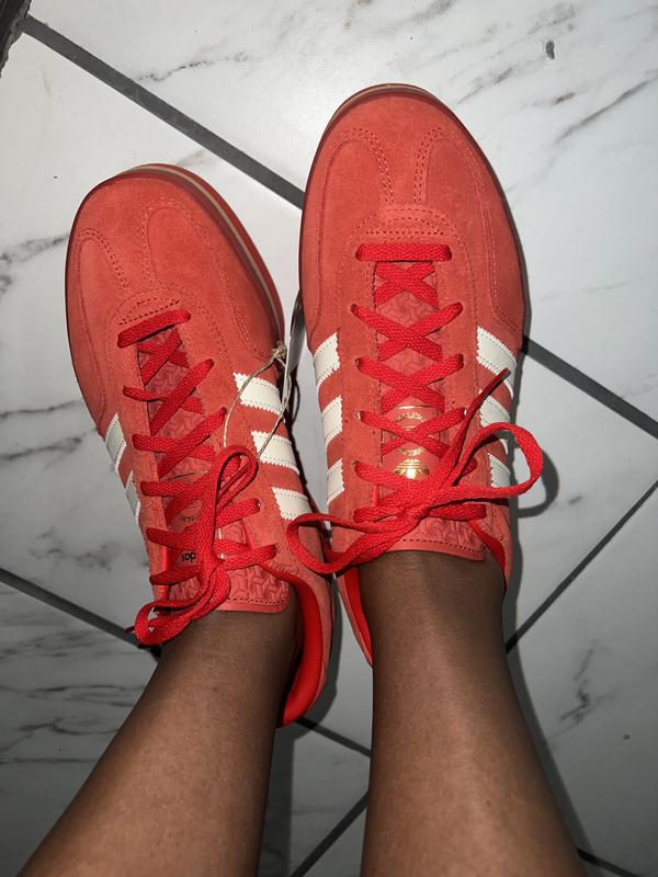 adidas GAZELLE STACK W GLOPNK/VICBLU/GUM3（アディダス ガゼル