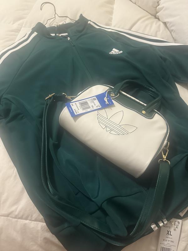 adidas MINI BOWLING BAG オフホワイト/カレッジグリーン