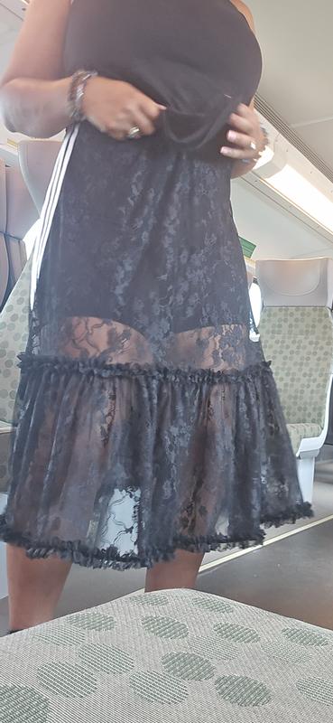 adidas LACE SKIRT ブラック（アディダス レース スカート