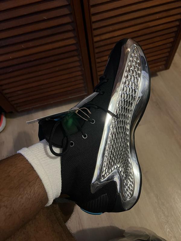 adidas ANTHONY EDWARDS 1 CHROME BLACK/SILVER METALLIC/CORE