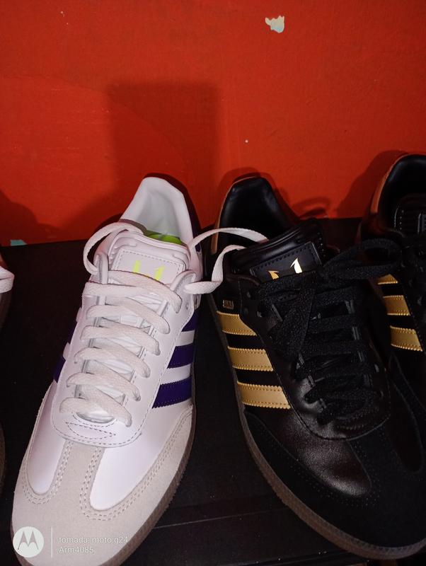 Zapatos de Fútbol Samba Messi Cancha Cubierta - Blanco adidas