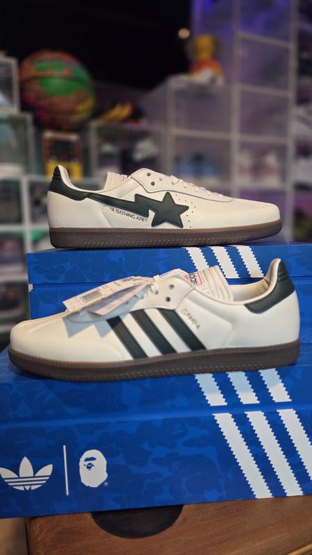 adidas SAMBA BAPE OWHITE/SHAGRN/GUM4（アディダス サンバ べイプ