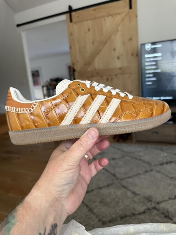 adidas wales bonnerスエード ボストンバッグ ブラウン adidas WALES BONNER SAMBA SUPCOL/WONWHI/NBROWN （アディダス