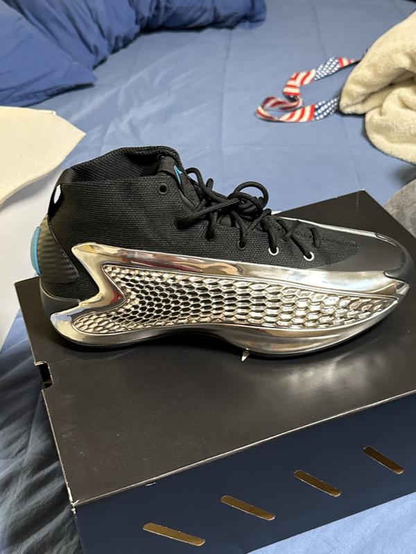adidas ANTHONY EDWARDS 1 CHROME BLACK/SILVER METALLIC/CORE