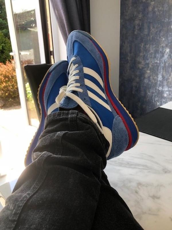 靴 Adidas SL72 27cm ☆adidas Originals☆SL72 OG☆シルバー/ネイビー☆ (adidas