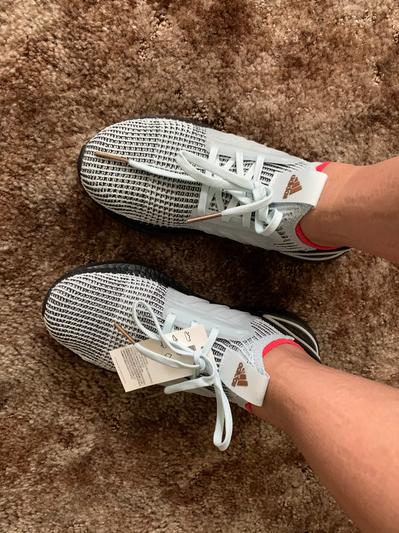 Adidas ultraboost 19 blue tint  core black  copper metallic hotsell