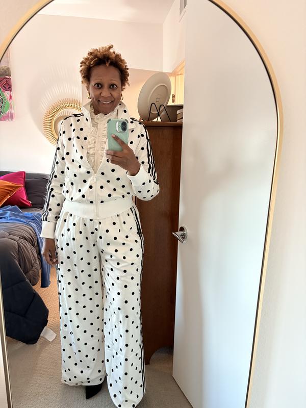 adidas SATIN POLKA DOTS TT Track Top クリアスカイ（アディダス