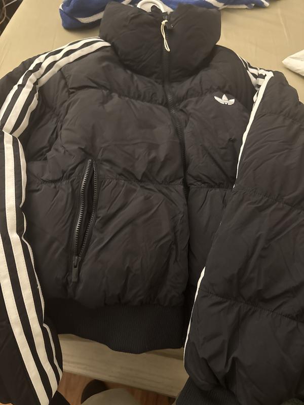 adidas ADICOLOR CROPPED SYNTHETIC DOWN PUFFER ブラック（アディダス