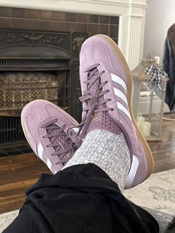 adidas GAZELLE INDOOR W BLIPNK/CBLACK/CPURPL（アディダス ガゼル