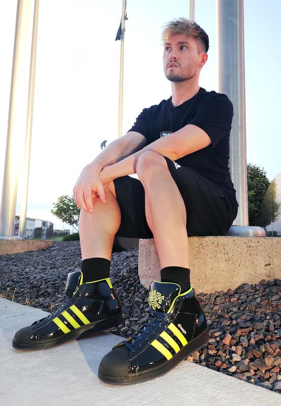 adidas PRO MODEL X ALWAYS CORE BLACK/SEMI SOLAR SLIME/COLLEGE NAVY