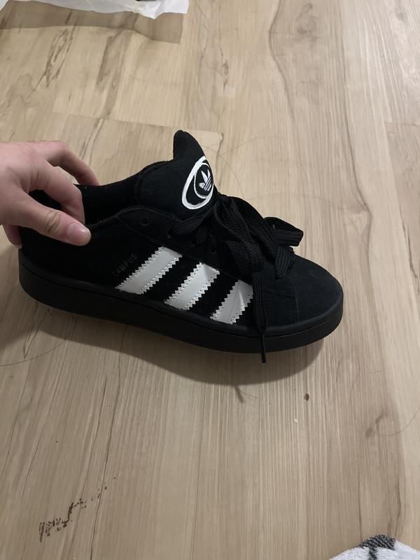 adidas Originals Campus 00s Kids' Leather Shoes - Black