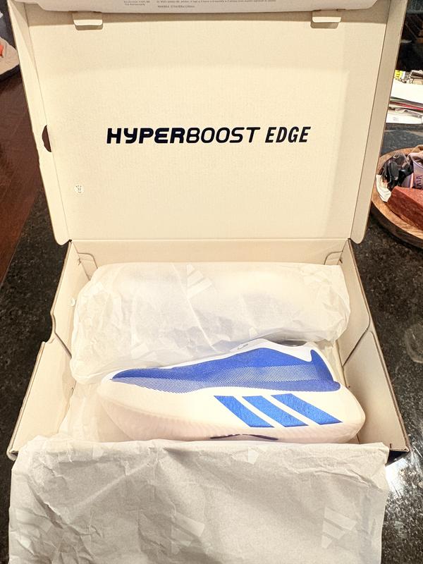 adidas HYPERBOOST EDGE M FTWWHT/PURRUB/ZEROMT（アディダス ハイパー