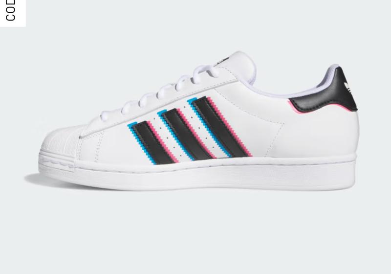 adidas SUPERSTAR FOOTWEAR WHITE CORE BLACK BLUE 20SS I