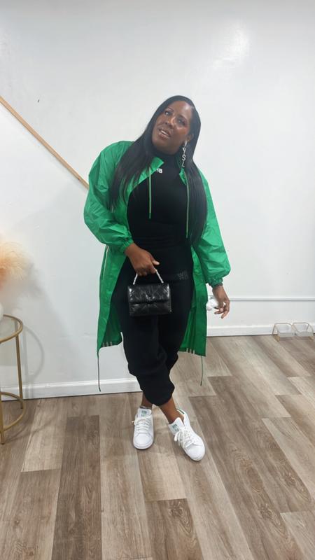 adidas Adicolor 70s Shiny Parka - Green | Free Shipping with adiClub