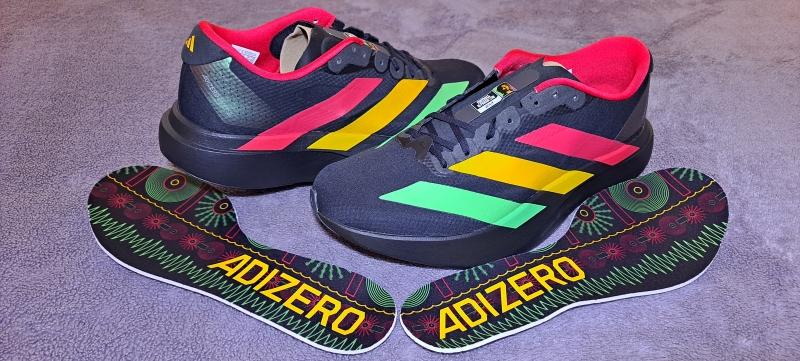 adidas Adizero EVO SL WVN M Bob Marley CBLACK/VIVGRN/BOGOLD