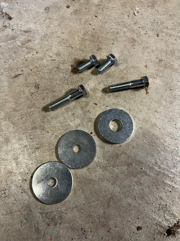 Extra hardware just in case