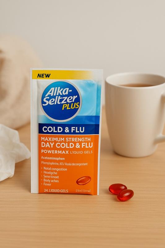 アーテルゴルギーニ　max ミルディアスシク Sinus, Allergy & Cough PowerMax® Gels | Alka-Seltzer Plus®