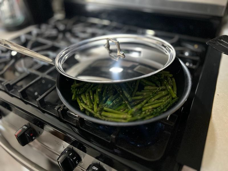 Couvercle 38cm en acier inoxydable pour poêles à Paella