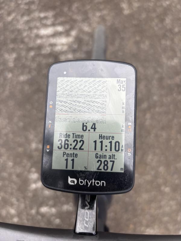 Bryton Rider 550E GPS vezeték nélküli kerékpáros komputer