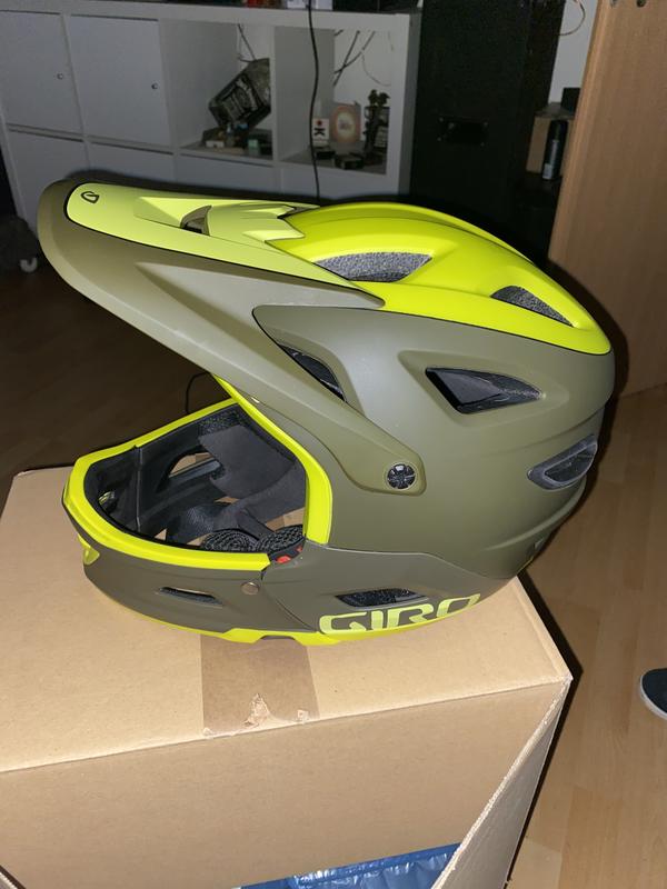 Helm mit abnehmbarem Kinnteil Giro Switchblade Mips Grau Grün Matt