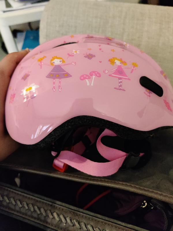 Casque vélo enfant Abus Smiley 2.0 Pink Butterfly