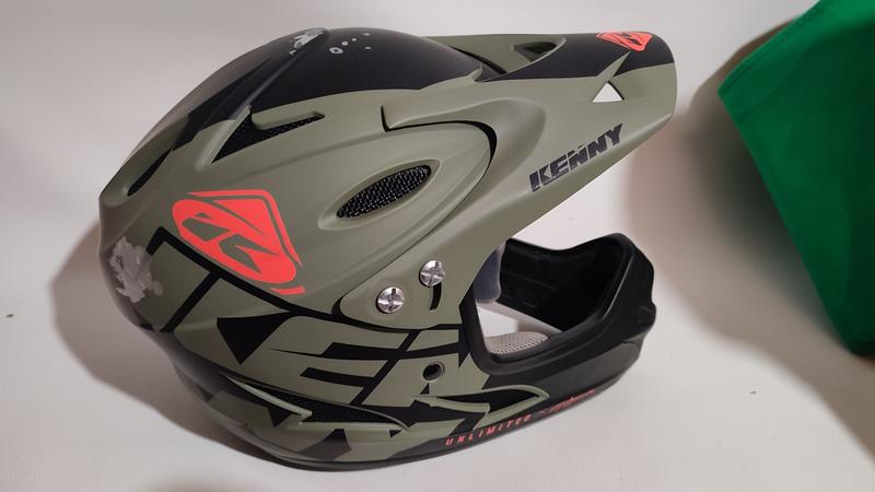 CASQUE KENNY DOWN HILL 2022 GRAPHIC SILVER - Cycles Evasion