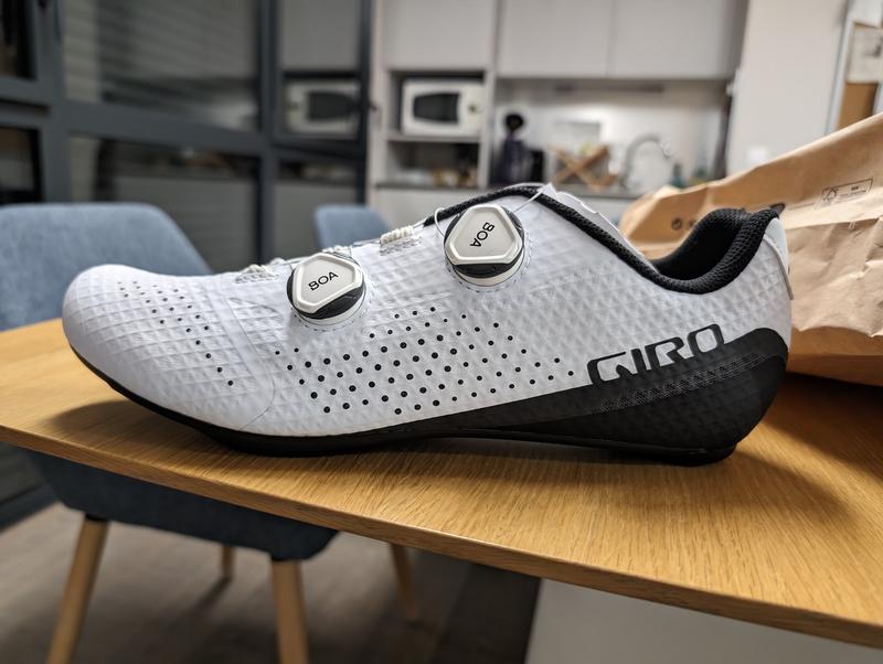 Chaussures Vélo Route Giro Rev Femme – Noir – Taille UK 4.5 – Neuves – Confortables