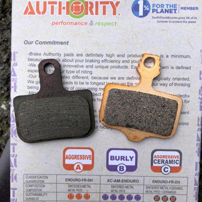4 Plaquettes De Freins BRAKE AUTHORITY 4060E Pour Freins AVID XO Trail/Guide VAE - Neuves